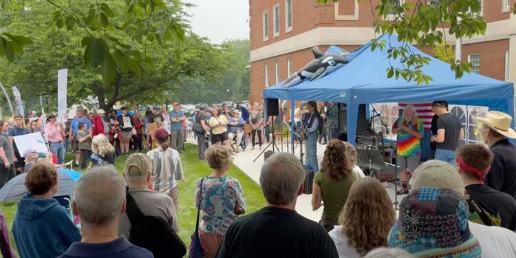 No Kings Day Protest