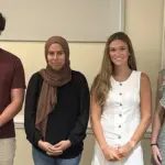 Scholarship recipients Carroll County students courtesy of Carroll Hospital - Patrick Scott, Shyrli Amaya, Morgan Michael, & Madeline Gassman