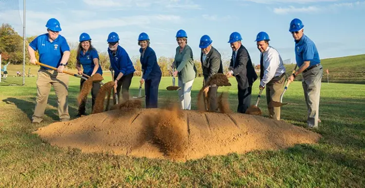 Carroll Community College Breaks Ground on New Dr. James Ball Athletic Complex