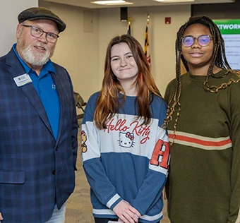 Left to Right: Mike McMullin, Alyssa Thomas, & Alana Taylor