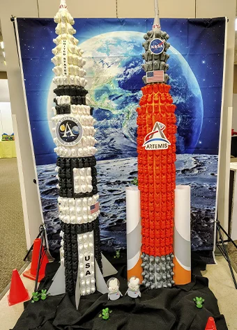 Grand Prize Winner - "Giant Leap for Peeps" by Residents of Homewood Living Plum Creek